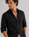 Black European Linen Shirt – Easy Fit, Bahama Shirt