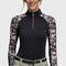 Black & Cream Floral Raglan Long Sleeve Sun Shirt-Shirt-Kastel Denmark-XS-Urbanheer