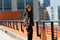 Black Denim Lace Jacket with Floral Embroidery-Jacket-Adore-S-Black-Urbanheer