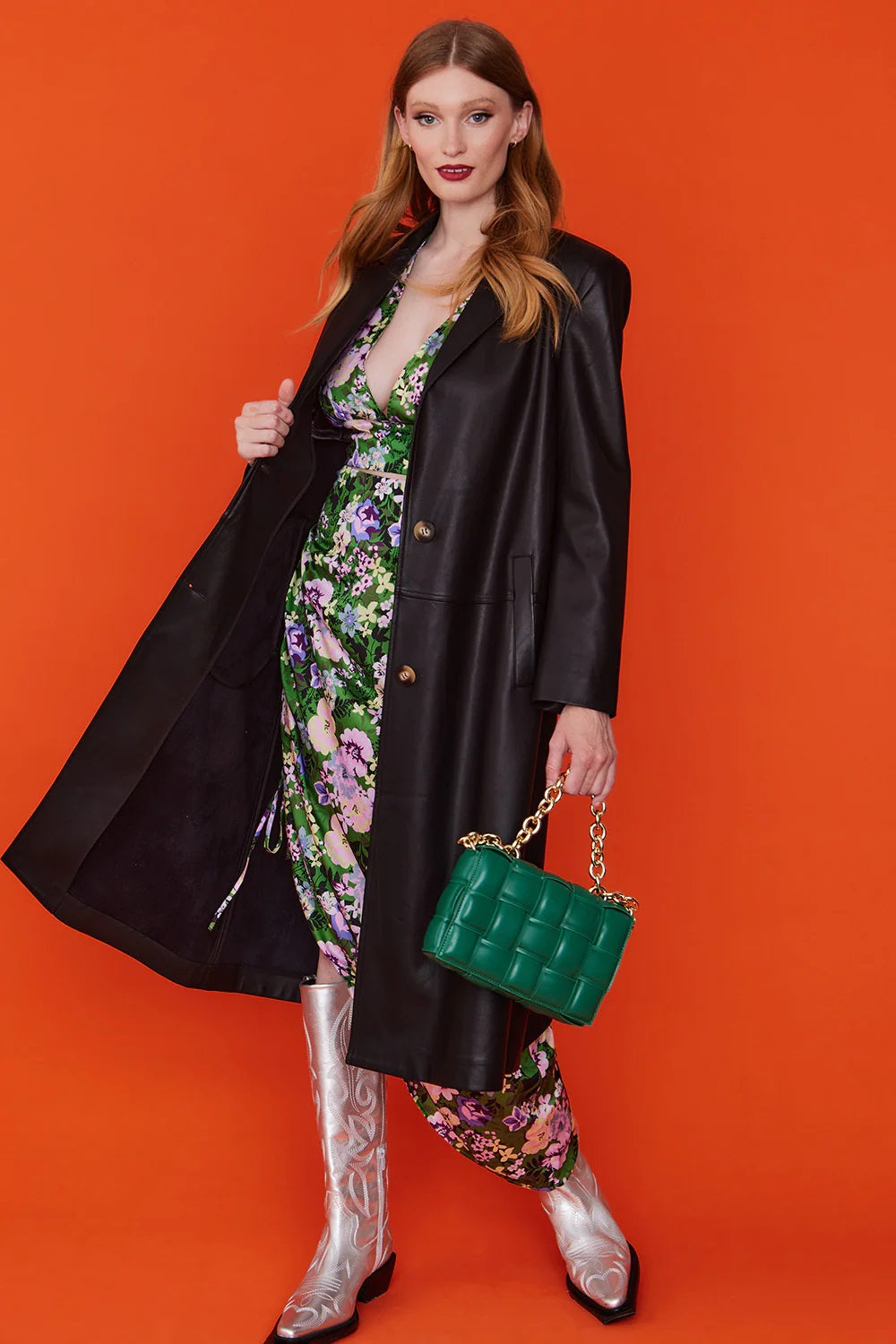 Black Eco Leather Trench Coat-Faux Leather Coats-Buy Me Fur Ltd-One Size-Black-Faux Leather-Urbanheer