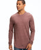 Black Fleck Triblend Long Sleeve Crew