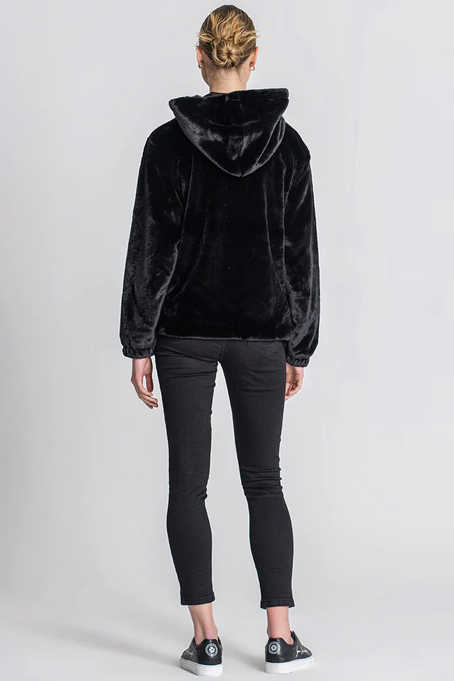 Black Gk Plaque Jacket-Clothing - Women-Gianni Kavanagh-Urbanheer
