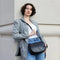 Black Leather Cross Body Bag - Moonfleet-Cross Body Bag-Time Resistance-Black-Urbanheer