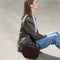 Black Leather Cross Body Bag - Moonfleet-Cross Body Bag-Time Resistance-Black-Urbanheer