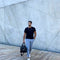 Black Leather Duffel Bag, Travel Bag - Wise Children-Duffel Bag-Time Resistance-Black-Urbanheer