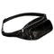 Black Leather Fanny Pack Belly Bag - Independent People-Fanny Pack-Time Resistance-Black-Urbanheer
