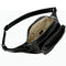 Black Leather Fanny Pack Belly Bag - Independent People-Fanny Pack-Time Resistance-Black-Urbanheer