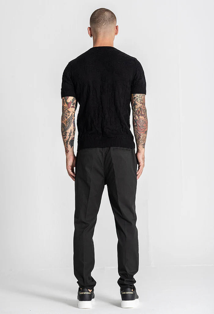 Black Majestic Knit Tee