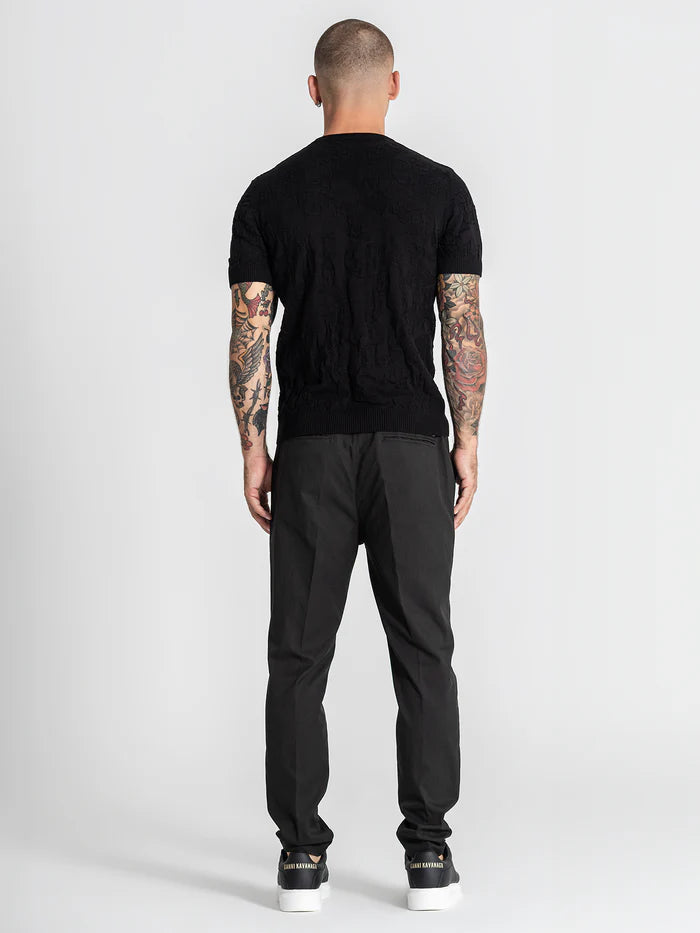 Black Majestic Knit Tee