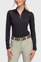 Black Mesh Shoulder Long Sleeve Sun Shirt-Shirt-Kastel Denmark-XXS-Urbanheer