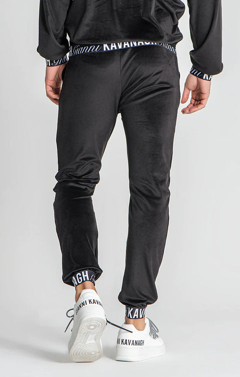 Black Montecarlo Elastic Joggers-Gianni Kavanagh-XS-Urbanheer