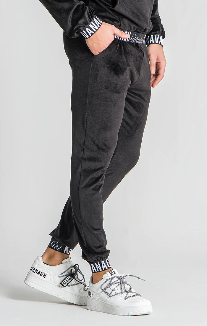 Black Montecarlo Elastic Joggers-Gianni Kavanagh-XS-Urbanheer