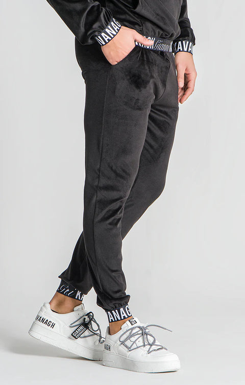 Black Montecarlo Elastic Joggers-Gianni Kavanagh-XS-Urbanheer