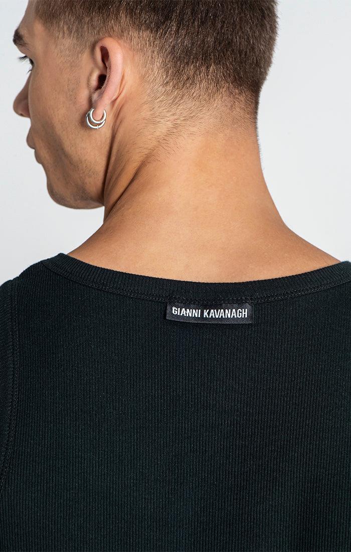 Black Ribbed Tanktop-TankTop-Gianni Kavanagh-XS-Urbanheer