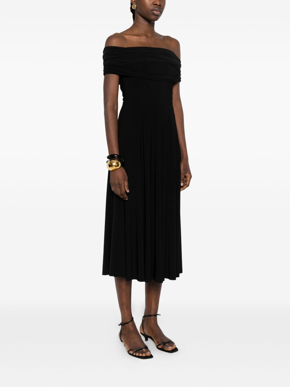 Black Sleeveless Midi Dress for Summer Comfort