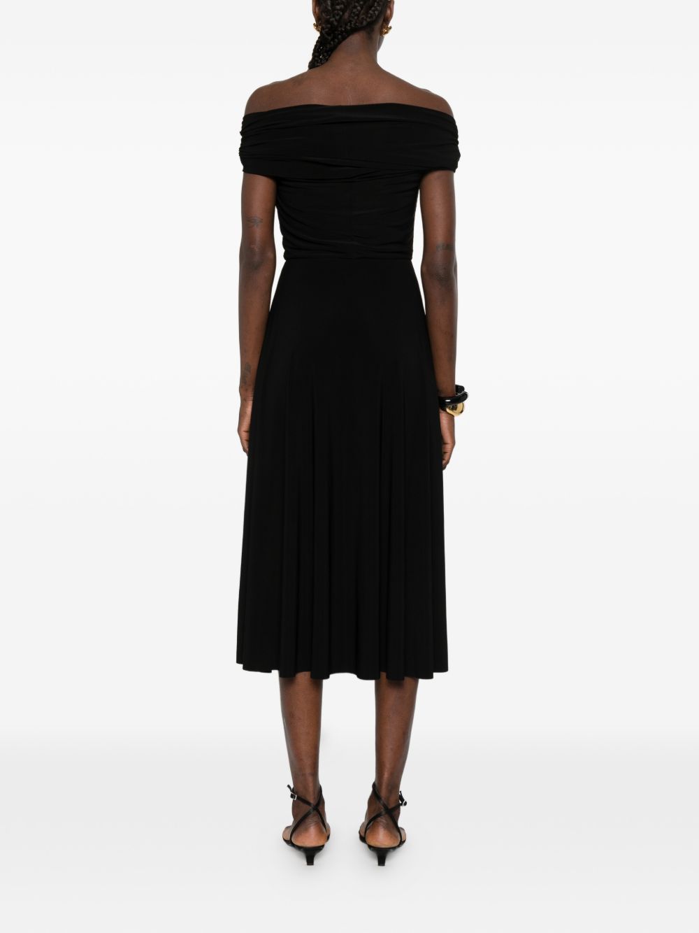 Black Sleeveless Midi Dress for Summer Comfort