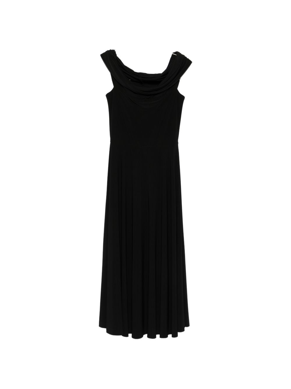 Black Sleeveless Midi Dress for Summer Comfort