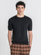 Black Soft Knit Tee