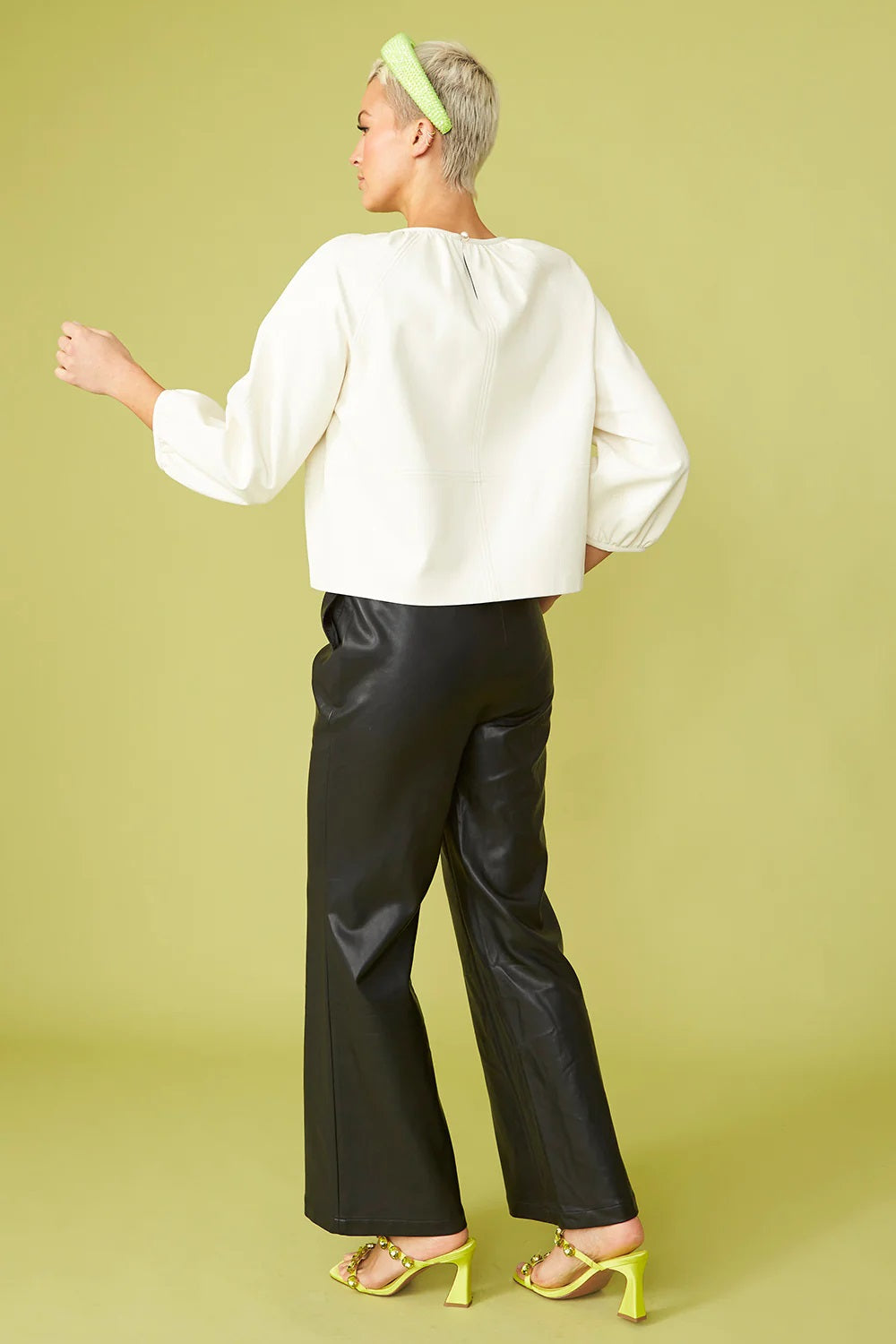 Black Tencel Blend Eco Leather Trousers-Bottoms-Buy Me Fur Ltd-One Size-Black-Faux Leather-Urbanheer