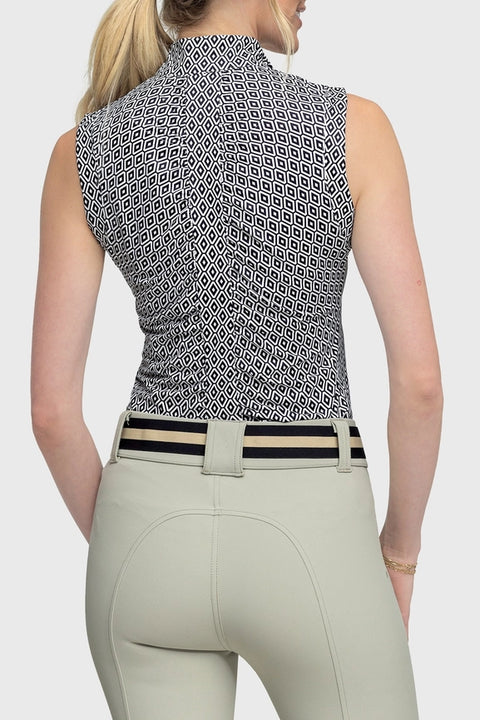 Black & White Geo Sleeveless Sun Shirt-Shirt-Kastel Denmark-XS-Urbanheer