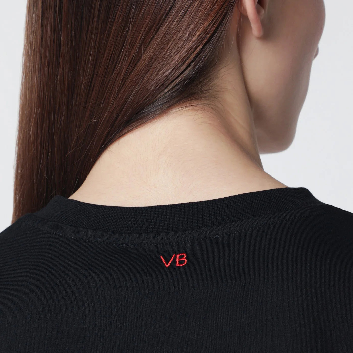Black cotton “Who the F*** is Victoria Beckham” T-shirt