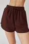 Blake Half Zip Cropped Sweatshirt And Shorts Set Choco-Set-Papermoon-S-Urbanheer