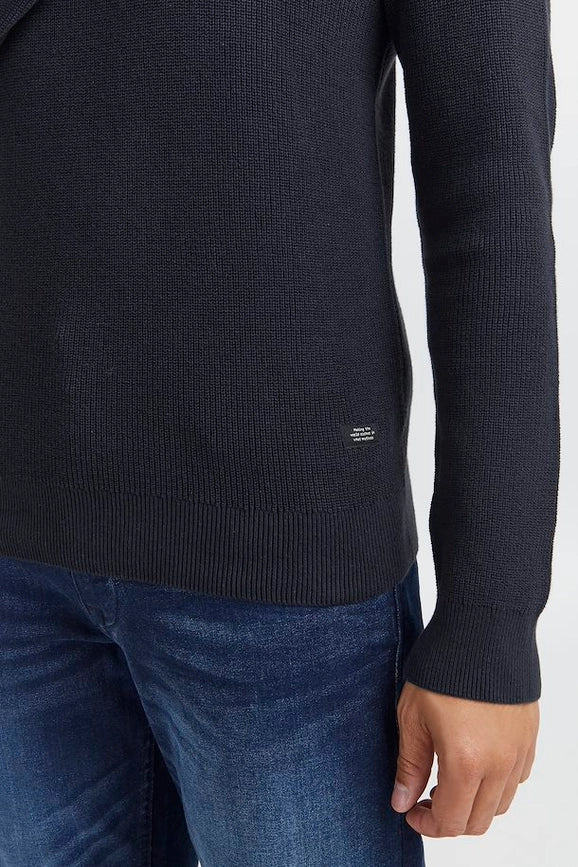 Blend Bh Codford Crewneck Sweater-Sweater-Blend-S-Dress Blues-Urbanheer