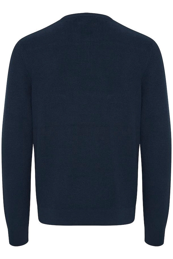 Blend Bh Codford Crewneck Sweater-Sweater-Blend-S-Dress Blues-Urbanheer