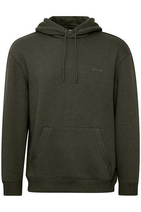Blend Bh Downton Hoodie Sweatshirt Forest Night-Sweatshirt-Blend-S-Urbanheer