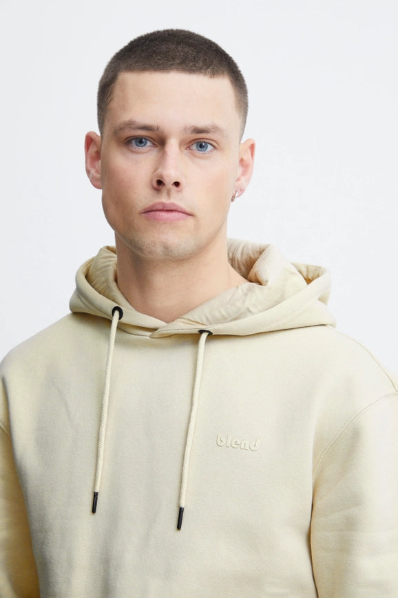 Blend Bh Downton Hoodie Sweatshirt Oyster Gray-Sweatshirt-Blend-S-Urbanheer