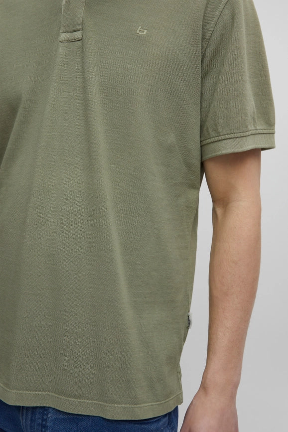 Blend® Bh Dington Polo Oil Green-Clothing Polo-Blend-S-Urbanheer