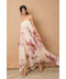 Floral Strapless Pleated Maxi Column Dress - Laelia Orchid