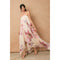 Floral Strapless Pleated Maxi Column Dress - Laelia Orchid