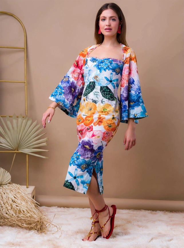 Blossom Cotton Dress-Dress-Sandhya Garg-XS-Urbanheer