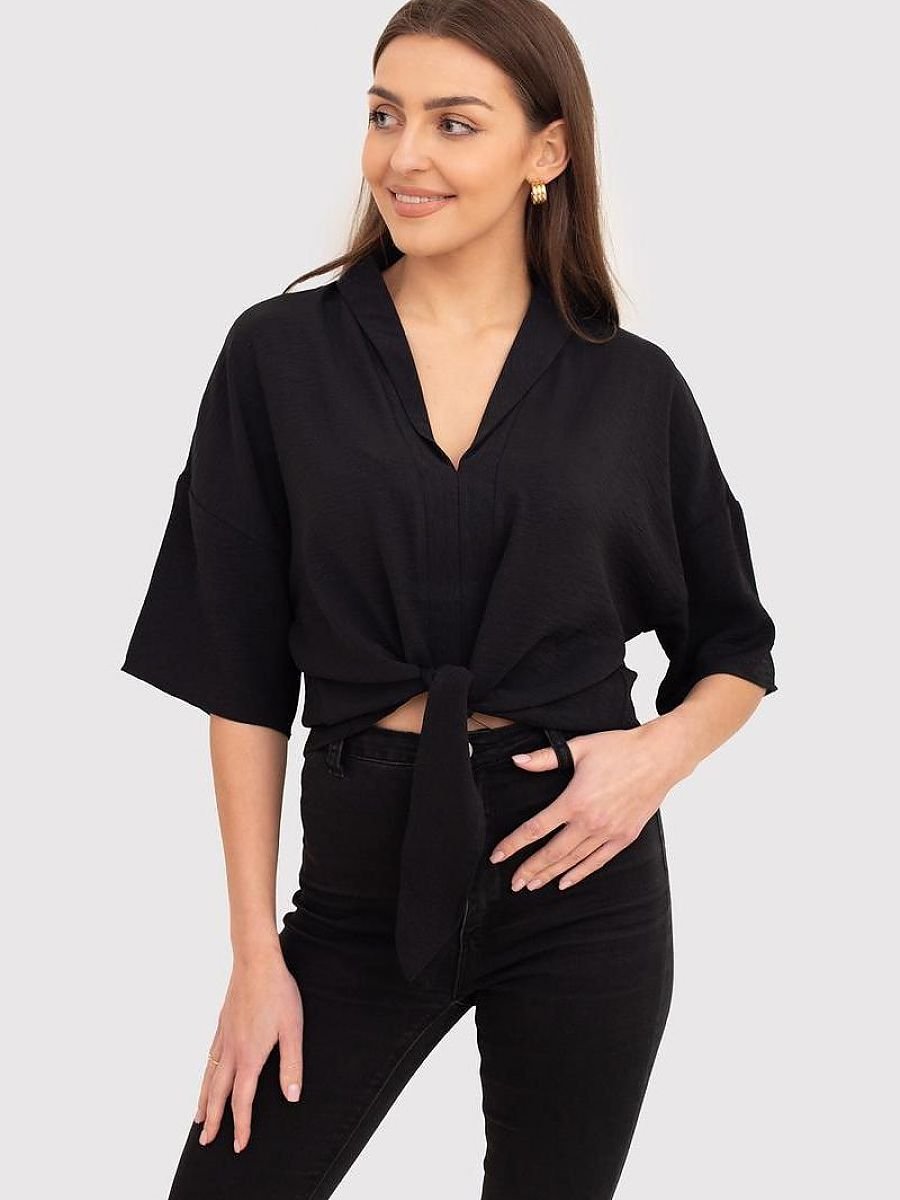 Blouse Women Outfit 195499 Ax Paris-Women`s Blouses, Tunics-Ax Paris-black-L-Urbanheer