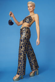 Blue Bamboo Sequin GiGi Top-Tops-Buy Me Fur Ltd-S-M-Blue-Bamboo-Urbanheer