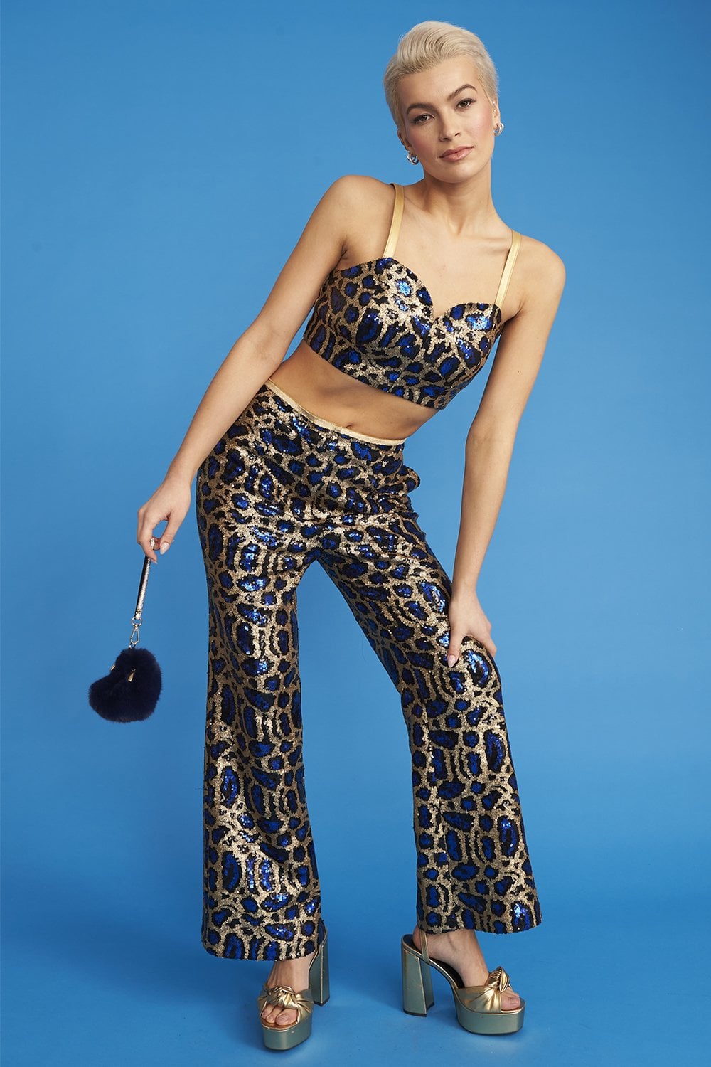 Blue Bamboo Sequin GiGi Top-Tops-Buy Me Fur Ltd-S-M-Blue-Bamboo-Urbanheer
