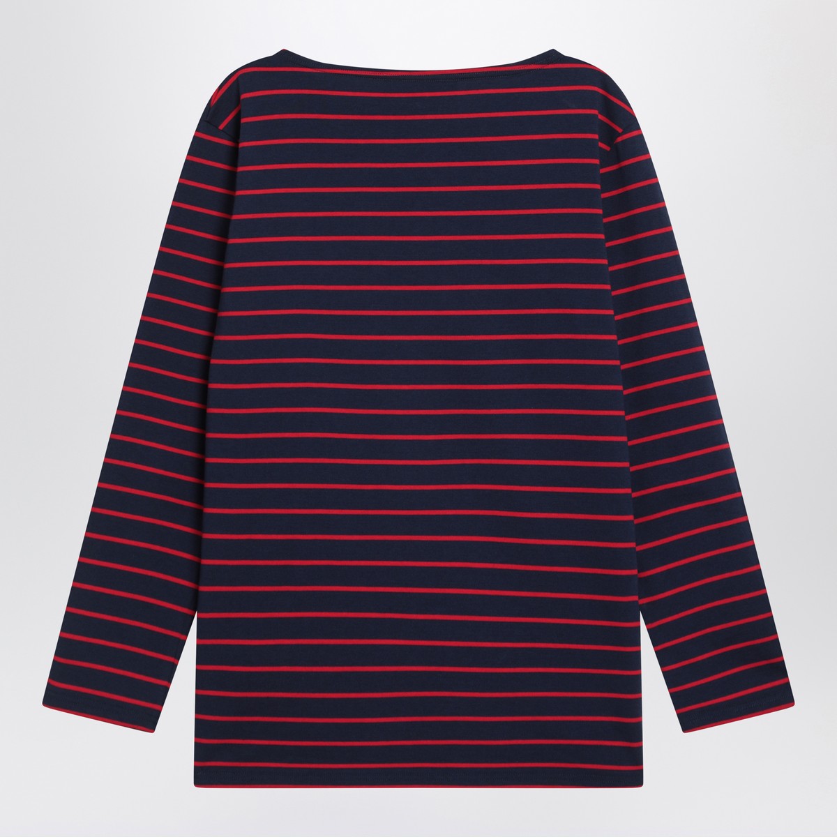 Blue T-shirt with red stripes by Valentino