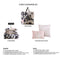 Blush Flowers 100% Cotton 5-Piece Reversible Comforter Set-Set-Bebejan-Queen-Urbanheer