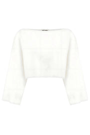 Boat Neck Blouse-Blouse-NOCTURNE-One size-Off-white-Urbanheer