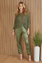 Boatneck Drop Shoulder Long Sleeve Sweater-Sweater-MILIO MILANO-OS-ARMYGREEN-Urbanheer