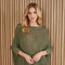 Boatneck Drop Shoulder Long Sleeve Sweater-Sweater-MILIO MILANO-OS-ARMYGREEN-Urbanheer