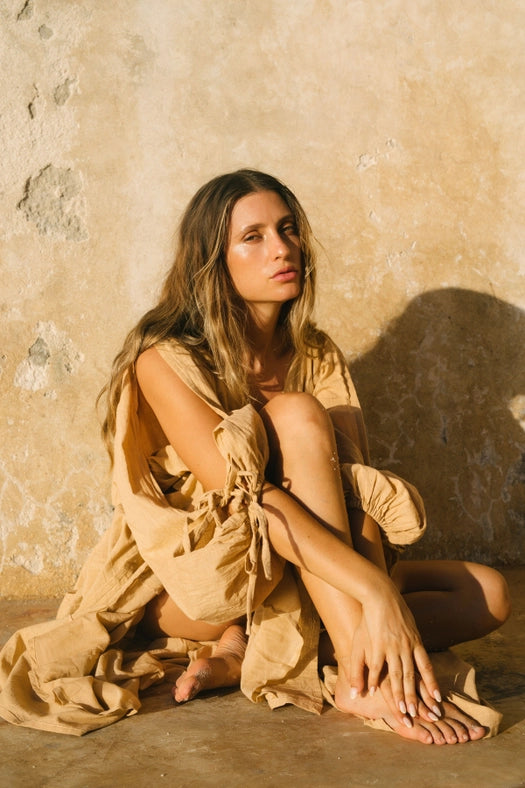 Bohemia Free Flowing Women's Dress SANDSTONE-Dress-A Perfect Nomad-S-Urbanheer