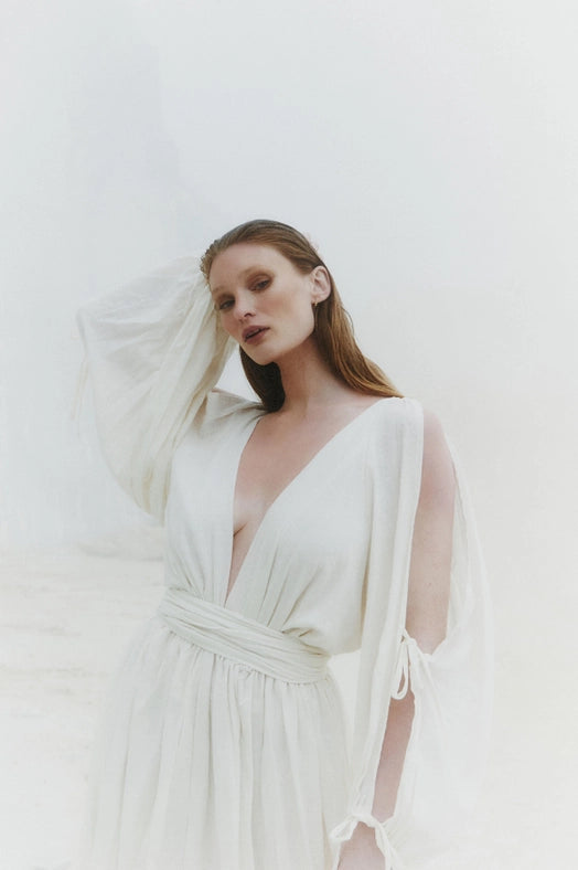 Bohemia Free Flowing Women's Dress WHITE-Dress-A Perfect Nomad-S-Urbanheer