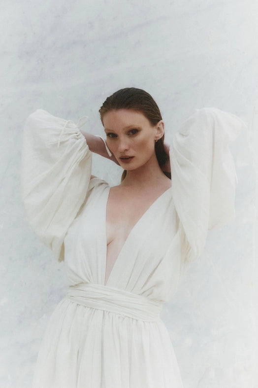 Bohemia Free Flowing Women's Dress WHITE-Dress-A Perfect Nomad-S-Urbanheer