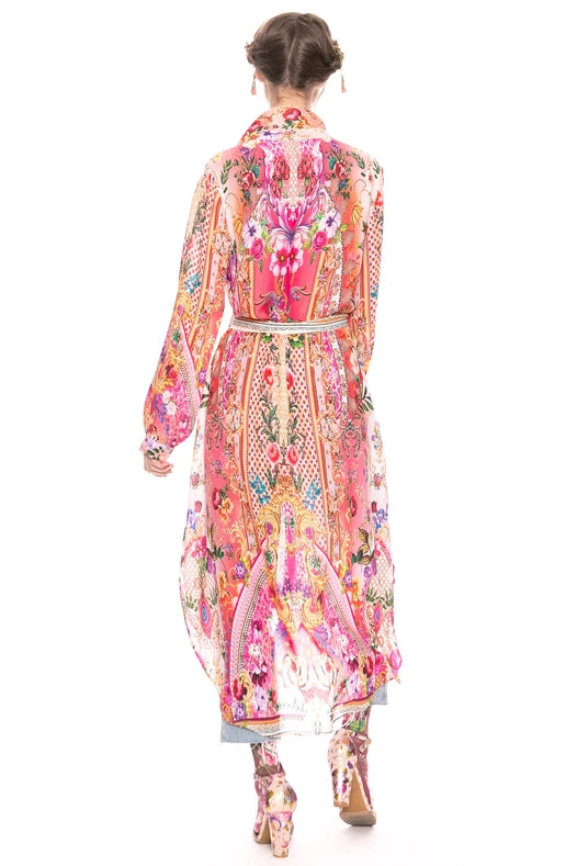 Bohemian Goddess Shirt-Dress-Dress-Aratta-XS-Bohemian Peach-Urbanheer