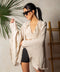 Boho Muslin Kimono Poncho Cream-Kimono-Moa-L:29" inch-74cm W:39" inch-100cm-Cream-Urbanheer