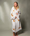 Boho Tiger Long Kaftan Kimono White Kimono Brown Tiger-Kimono-Moa-W: 33.5“inches (85cm) L: 47.2“inches (120cm)-White Kimono Brown Tiger-Urbanheer