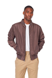 Bomber Jacket Lightweight COFFEE-Jacket-Hawk's Bay-S-COFFEE-Urbanheer