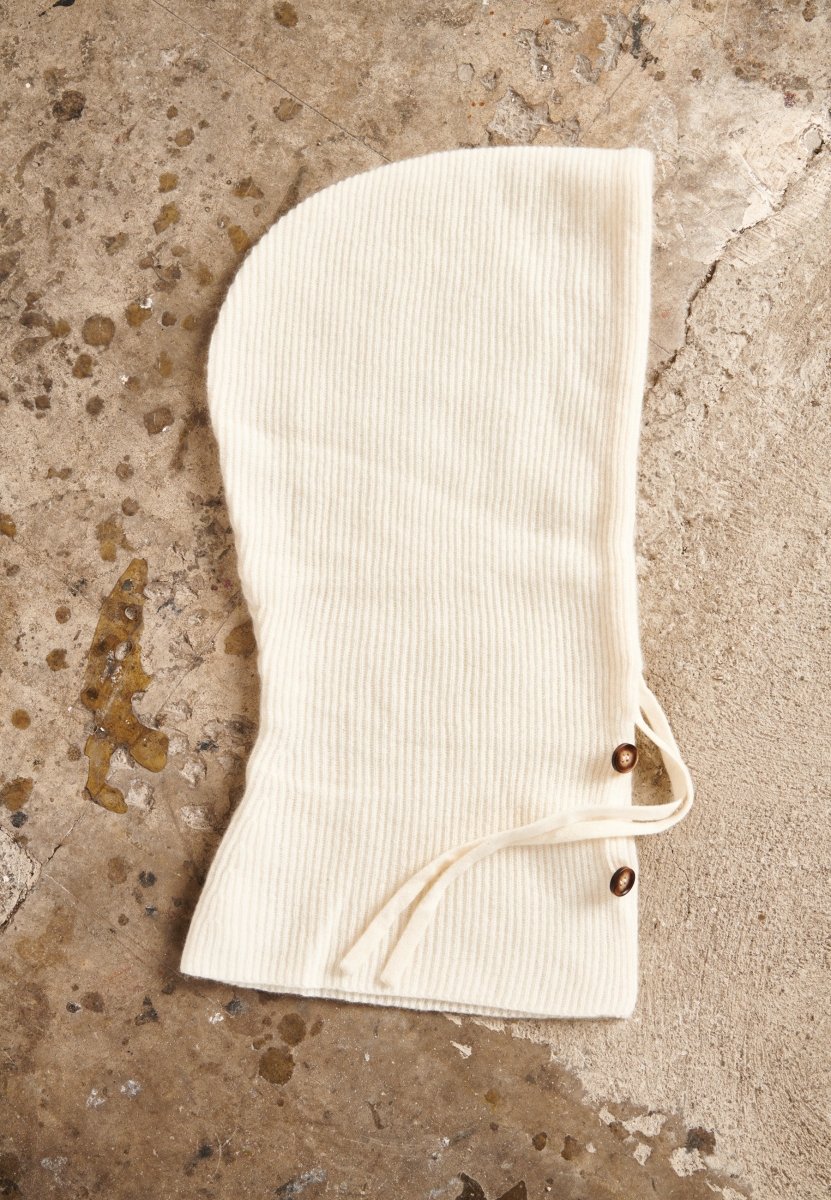 Bonnet cachemire écru femme - UNI 20-0